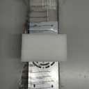 LED Bathroom Vanity Light Fixture Over Mirror 24.4 inch Modern Rectangle Finishing Stainless Steel Lighting Bar 4000K Daylight Wall Sconce (Chrome)