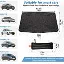 Black Leopard Windshield Sun Shade Umbrella Animal Skin Print Foldable Car Front Window Sunshade Blocks UV Rays Heat Keep Vehicle Cool (55" x 27.5")