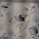 Accnicc Eucalyptus Leaf Bathroom Rugs Mat Sage Green Spring Botanical Watercolor Plants Bath Rug 24 x 20 in Water Absorbent Non Slip Washable Shower Mat Memory Foam Bath Mats for Bathroom Decor, 1'8" x 2' (Rectangular)