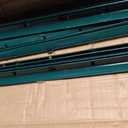 Fence Posts 7FT, Metal U Posts for Wire Fence, 10 Pack，Green