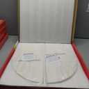 Half-Moon Ceramic Heat Deflector Plates for Kamado Joe Big Joe I, II, III - 19.8 Inch Pizza Stone - Kamado Joe Accessories and Replacement Parts by Smoker Chef - 2-Pack