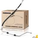 A-Premium Power Steering Pressure Hose Line Assembly Compatible with Honda Odyssey 2005 2006 2007, 3.5L, with O-ring & Bushing, Pump To Rack