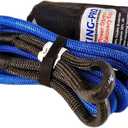 Kinetic Recovery Rope 3/4x30' Towing Rope 20,000lbs Breaking Strength 100% Nylon Made Heavy Duty Offroad Snatch Strap 30% Elasticity for Full-Size Truck Large SUVs Offroad Vehicels (Blue)