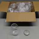 10Pcs Plastic Canning Jars with Lids Clear Portable Juice Bottles for Soda Smoothies Beverages Storage Containers 5.11X2.75X2.36In