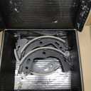 TRQ Rear Parking Brake Shoe Set Compatible with 2017-2020 Genesis G80 2015-2016 Hyundai