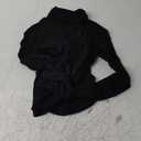 GEMBERA Womens Long Sleeve Turtle Neck Basic Slim Fitted Ribbed Knit Tops Thermal Shirts (X-Large, Black)