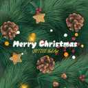 24 Pcs Christmas Press on Nails Square Medium Fake Nails with Snowman Christmas Tree Design Cute Winter False Nails Kit Glossy Acrylic Glue on Nails Xmas Nails Reusable Stick on Nails for Women