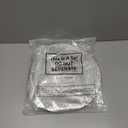 Vesici 50 Pcs Silver Snowflake Placemats 13 Inch Snowflake Winter Round Place Mats Metallic Glitter Foil Mesh Table Mat for Holiday Christmas Home Party Decoration