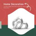 Christmas Decorations Vase, Flower Vase, Silver Vases for centerpieces, Aluminum Metal Vases, Modern Minimalist Indoor Dcor Luna Love Design Set of 2-2025 Thanksgiving, Home : 8.65"x 3.75"x 5"H