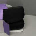 Cushion Lab Patented Pressure Relief Seat Cushion for Long Sitting Hours on Office & Home Chair - Extra-Dense Memory Foam for Soft Support. Car Pad for Hip, Tailbone, Coccyx, Sciatica - Black