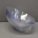 bUCLA 54 OZ Clear Plastic Serving Bowls (12 Pack) - Angled Serving Bowls Disposable for Chip&Candy - Party Table Salad and Fruit
