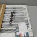 BABELIO 36" Tall Dog Gate PressGuard C5, 26-40" Wide Auto Close Baby Gate, Pressure Mounted Metal Pet Gate, Easy Install No Drilling, No Tools Needed, with Wall Protectors and Extension Kits, White