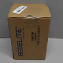 BEDELITE Fleece Throw Blanket for Couch  3D Ribbed Jacquard Soft and Warm Decorative Fuzzy Blanket  Cozy, Fluffy, Plush Lightweight White Throw Blankets for Bed, Sofa, 50x60 inches