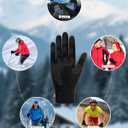 Aegend Lightweight Winter Gloves for Men Women, Warm Running Gloves Touchscreen Thermal Glove Liners for Cold Weather Driving, Cycling & Hiking, Non-Slip, Elastic Cuff, Stretchy, Durable