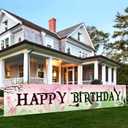 Pink And Green Movie Theme Birthday Banner, Magical Good And Bad Party Decor, Princess Girls Birthday Party Supply, Halloween Bday Banner