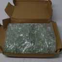 Firepit Glass, Clear Fire Glass Rocks for Propane Fire Pit, Fireplace, and Outdoor Decoration, High Luster 1 Inch Diamonds 10LB