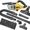 DEWALT 20V Handheld Vacuum Cordless, Car Vacuum with HEPA Filter, 6 Attachments and LED Light, High Performance Dry Only Small Shop Vac, Battery Not Included (DCV501HB)