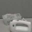 Lord Eagle Hand Mixer Electric Handheld 400W, 5-Speed Lightweight Kitchen Mixer with Storage Case, 5 Stainless Steel Attachments for Baking Cake Egg Cream Food Beater, Turbo+Eject Button (General, White)