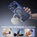 Tigowos for iPhone 18 Pro Max Case/17 Pro Max, Magnetic, Blue