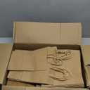 Toovip 90 Pack Plain Brown Kraft Paper Bags with Handles Bulk, Multiple 3 Assorted Sizes Gift Bags for Favors Grocery Retail Party Birthday Shopping Business Goody Craft Merchandise Take Out Sacks