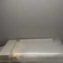 5 Pieces Clear Cylinder Stands for Party with Gold Cover, Acrylic Cylinder Pedestal Stand, Cake Pedestal Stands Sets for Display Party Wedding Birthday Baby Shower Event Decor