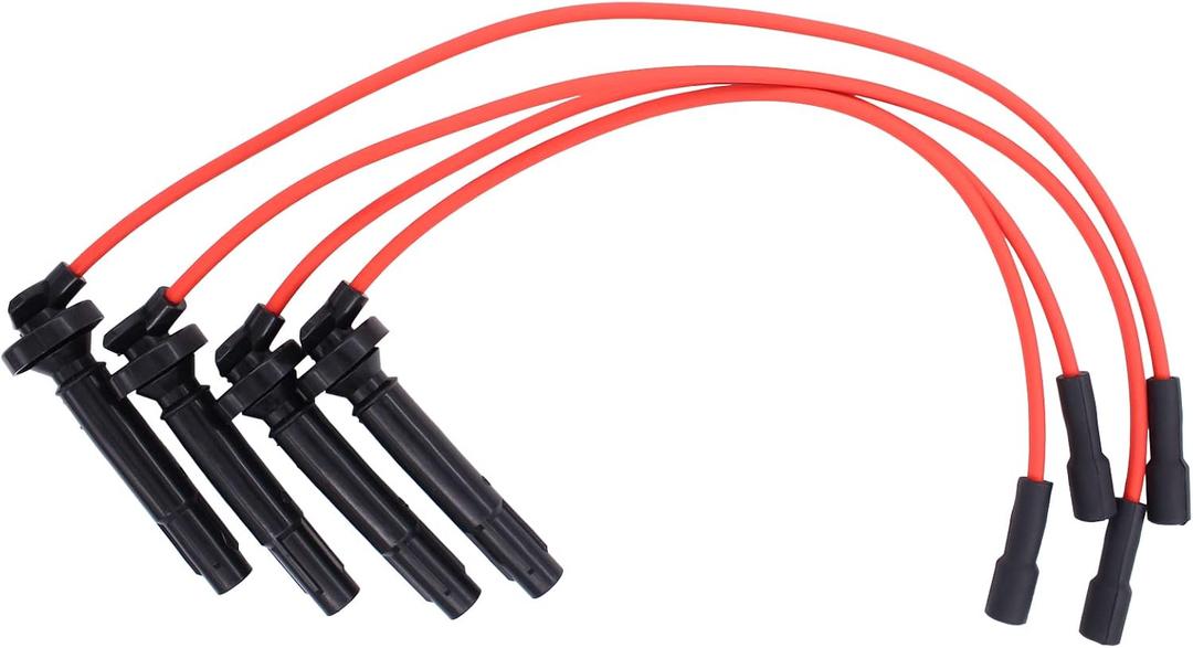 NewYall 4Pcs Spark Plug Ignition Wire Harness for Subaru Legacy Impreza Forester 1999-2004 Baja 2003-2006 2.2L 2.5L 1652589