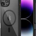 for iPhone 16 Pro Max iPhone Case [Compatible with MagSafe] [10FT Drop Resistant Matte] Skin Feeling Back Cover for iPhone 16 Pro Max Magnetic Case (Black)