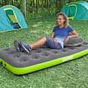Bestway Roll & Relax Camping Air Mattress Twin 8.75" with Bag Pump