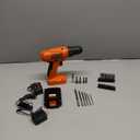 BLACK+DECKER 20V MAX POWERCONNECT Power Drill Cordless Drill Driver Electric Screwdriver with 30 Piece Bit Set and Drivers Kit, Battery and Charger Included (LD120VA)