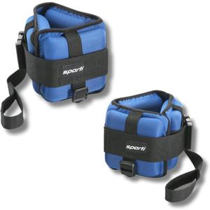 Sporti Aqua Cuffs - Aqua Aerobics Fitness Gear Bands for Ankle and Wrist - Swimming Pool Workout - Exercise Equipment