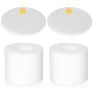 HOUSEMAX 2 Pack Foam & Felt Filters Replacement for Shark Rotator Powered Lift-Away Vacuum NV650, NV752, AZ1002, NV650W, NV652, NV750W, NV751, NV651, Replace Part XFF650 & XHF650