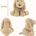 WEIGEDU Poodle Puppy Goldendoodle Stuffed Animal, Adorable Toy Dog Labradoodle Plush for Kids Boys Girls Birthday Easter Nursery Bedtime Gift, 11.8 Golden