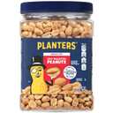 PLANTERS Unsalted Dry Roasted Peanuts, Resealable Jar, Kosher Nuts, Plant-Based Protein, Quick Snack for Adults, After School Snack, 35 oz Canister (EXP 04/01/26)
