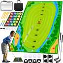 Golf Chipping Game - Upgrade Indoor Velcro Golf Chipping, Perfect Outdoor Games for Kids Golf Game & PracticeGreen