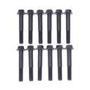 Hconcet 12 PCS Exhaust Manifold Bolt Bolts Stud Compatible with Dodge Ram 1989-2019 Cummins 5.9L 6.7L 24V 12V 3901448 3944593