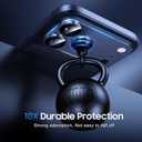 UniqueMe Compatible for 3 Pack iPhone 17 Pro Max Camera Lens Protector - [Drop Protection] Anti Scratch Full-Coverage Tempered Glass Camera Cover Screen [Periodic Quality Upgrading] (Transparent)