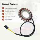 59031-7007 Stator Fit for Kawasaki FS481V FS600V FS651V FXT00V FX481V FX801V FX850V FX921V Replace 59031-7010 59031-7015