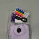 Kids Camera Instant Print, 3.0" HD 32MP Kids Camera Christmas Birthday Gifts for 3 4 5 6 7 8 9 10 11 12 Year Old Girls Boys, 32GB SD Card-Purple