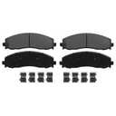 Wagner QuickStop ZX1691 Disc Brake Pad Set, Chamfered Edges for Smooth, Quiet Stops, Fits 20132022 Ford F-250 Super Duty