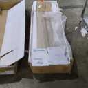 LINSY Wood Bed Frame with Headboard, Queen Bedframe Wooden Platform Frames Boho Queen Size Bed Frames with Solid Wood Slat, No Box Spring Needed, Easy Assembly, Light Wood