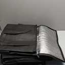 Set of 8 Large Insulated Reusable Grocery Bags with Sturdy Zipper and Handles, Foldable Washable Heavy Duty Cooler Totes for Hot or Cold Food Delivery, Groceries, Travel, Shopping