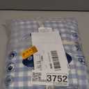 MooMee Gingham Duvet Cover Set 100% Washed Cotton Linen Like Textured Breathable Durable Soft Comfy Modern Checkered Design (Classic Gingham Cornflower Blue, Full 80"x90")