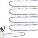 4 Pack 18 Inch Chainsaw Chain, .325" Pitch, .050'' Gauge, 72 Drive Links Fits Husqvarna 440 445 and More