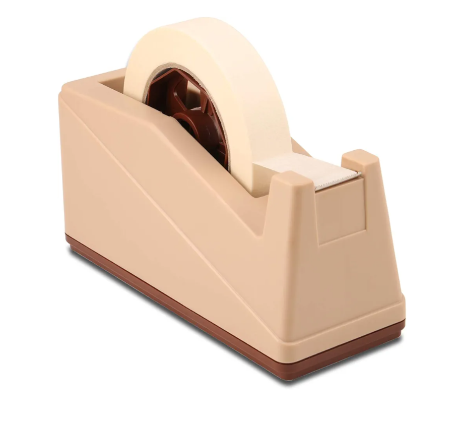 Lichamp Desktop Tape Dispenser Holder with Large 3 inch Core for Masking Tape, Heat Transfer Tape Sublimation, Painters Tape, Freezer Tape and Kitchen Tape