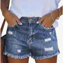 MODARANI Denim Shorts for Women Distressed Jean Shorts Ripped Summer Hot Short. Size XS
