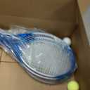 4 Pack Tennis Rackets for Adults Recreational 4 Players Pre Strung 27 Inch Tennis Racquets Lightweight Rackets Bulk with Balls Overgrips for Training, 27 inches , 100-135 sq. inches