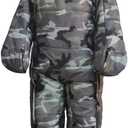 Gaorui Humanoid Outdoor Camping Winter Indoor Portable Ultralight Warm Adult Windproof Sleeping Bag (Medium, camouflage)