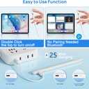 Stylus Pen for Apple iPad A16/11th 2026-2018 iPad Pencil A16/11/10/9/8/7/6,Air 11"/13" M4/M3/M2/5th-3rd,Pro 13"/12.9"/11"/M5/M4,Mini A17 Pro/6/5th Stylus Palm Rejection Tilt Sensitivity Fast Charge