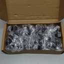 30 Pack Square Cabinet Knobs Matte Black Drawer Knobs 2" Length, Single Hole Kitchen Knobs for Cabinet Pulls, Stainless Steel Cabinet Handles for Bedroom Bathroom Office