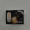 4 Pack 3.2 Inch T10 Blue Light Bulb, E26 Base Edison Bulbs Dimmable, AC 120V 60 Watt Equivalent Clear Glass Filament Bulb, Halloween Christmas Party Bar Colored Light Bulbs, UL Listed